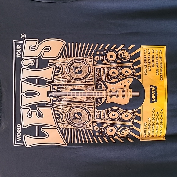 LEVIS BOYS BLUE SHORT SLEEVE T-SHIRT SIZE EXTRA LARGE - Picture 4 of 6